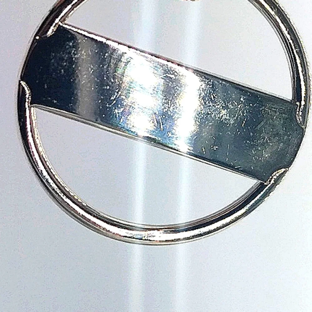 Rare COACH Espresso Enamel Medallion Purse Charm Keychain Fob Tag Retired